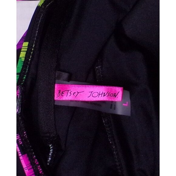 🆕BETSEY JOHNSON One Piece Bandeau Floral Swimsuit Floral Large - Picture 8 of 8